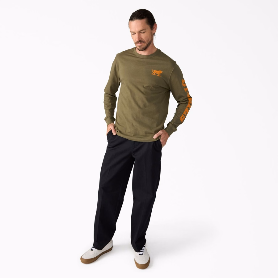 Tricou grafic cu mânecă lungă Headstrong