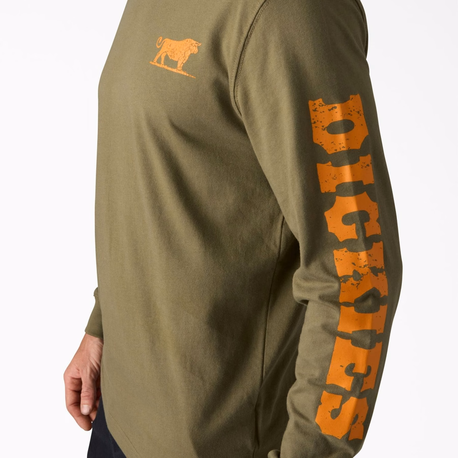 Tricou grafic cu mânecă lungă Headstrong