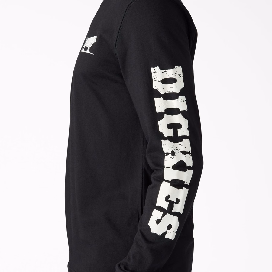 Tricou grafic cu mânecă lungă Headstrong