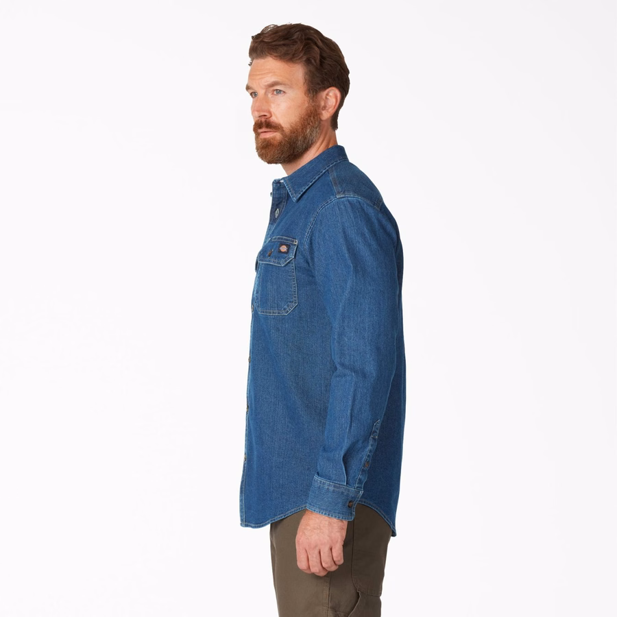 Cămașă cu mânecă lungă FLEX Denim