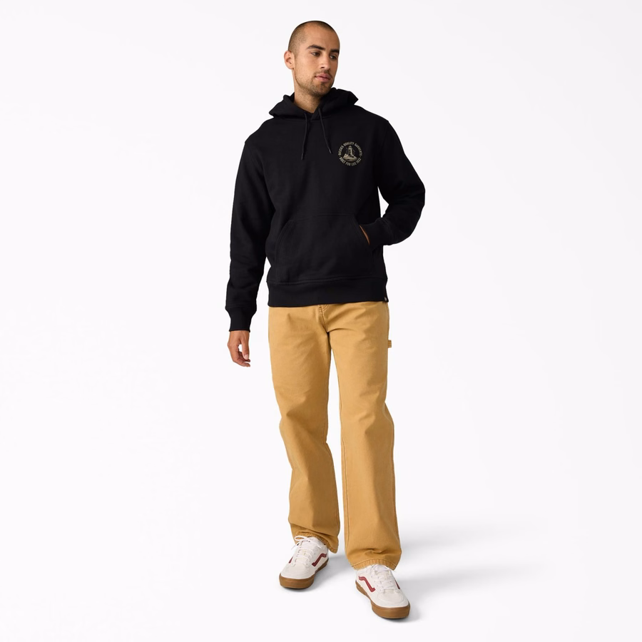 Pantaloni de tâmplărie purtați în Duck Carpenter