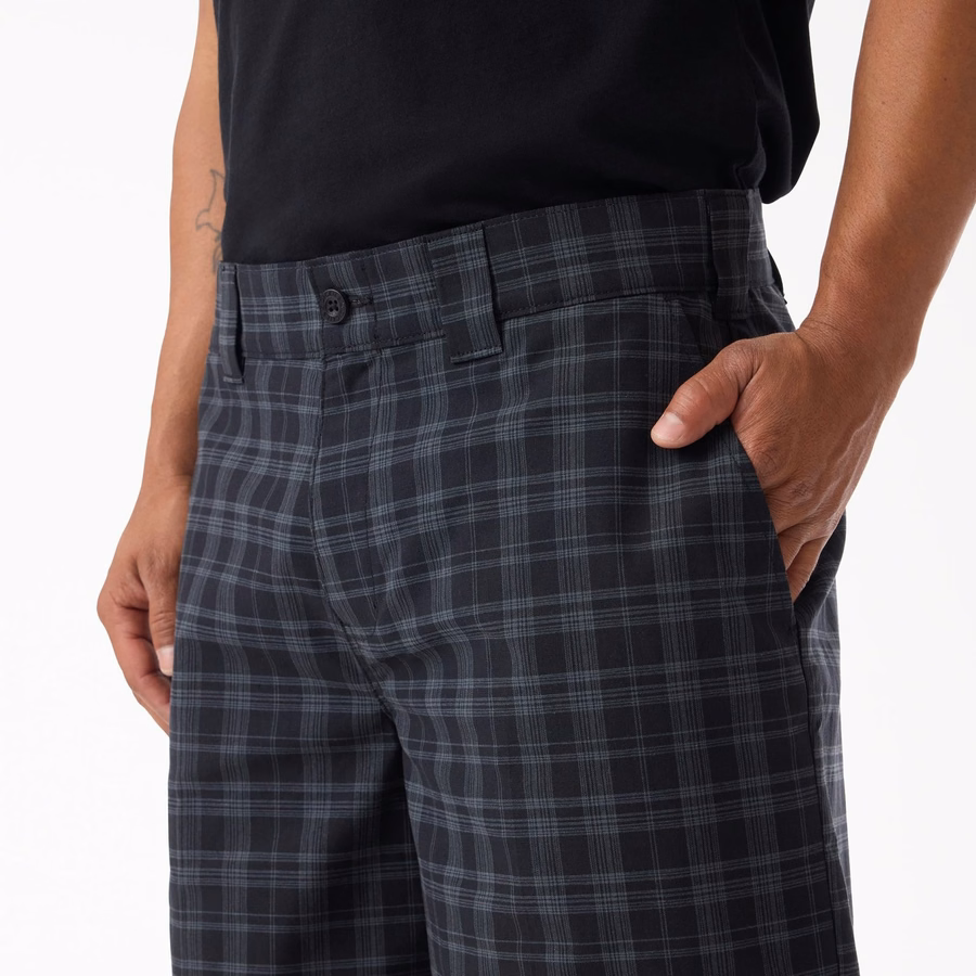 Pantaloni scurți de lucru în carouri. 11
