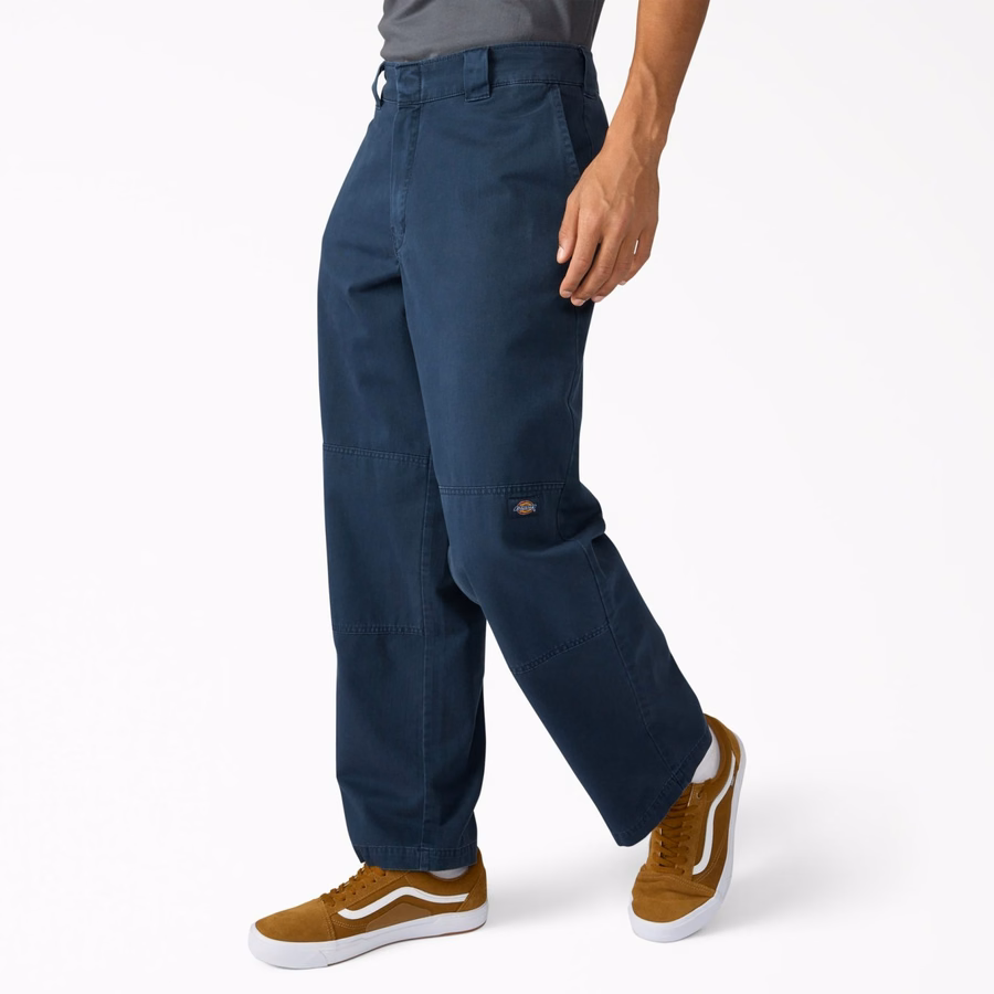 Pantaloni de lucru purtați la genunchi dublu