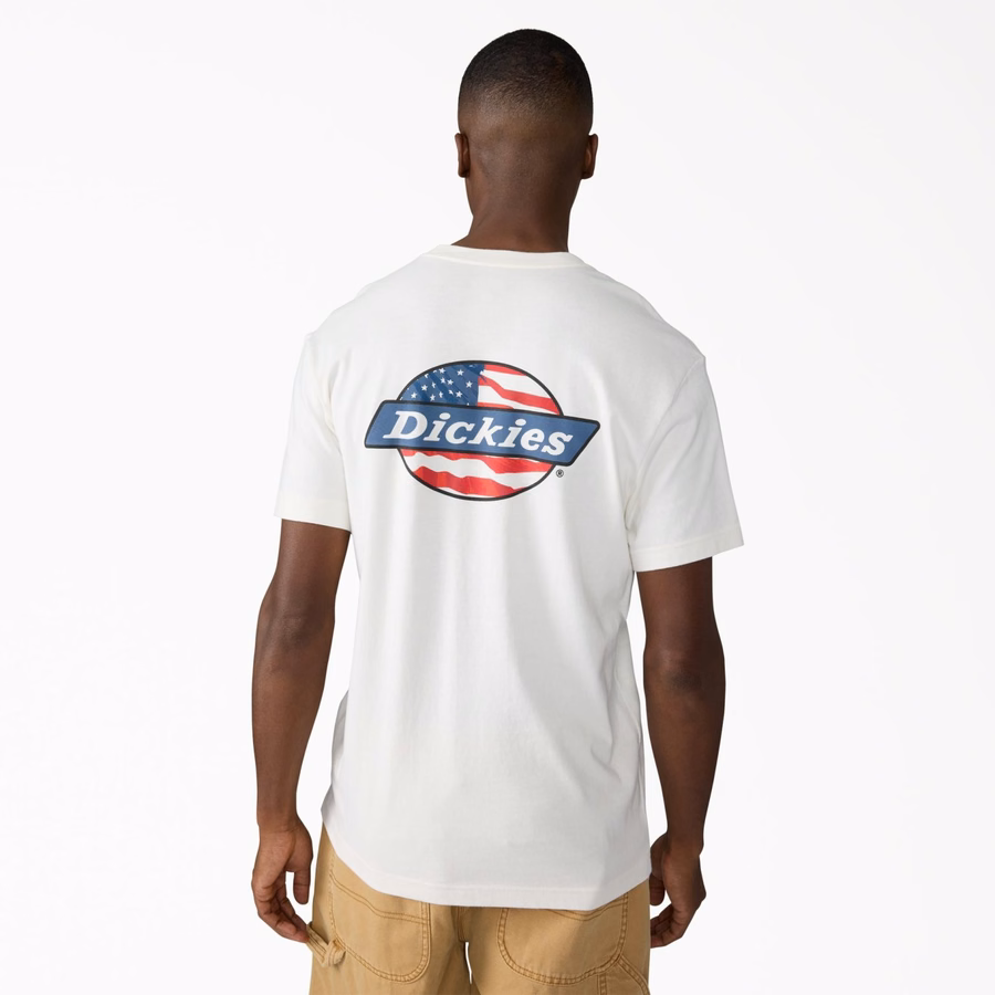 Tricou grafic cu logo Americana