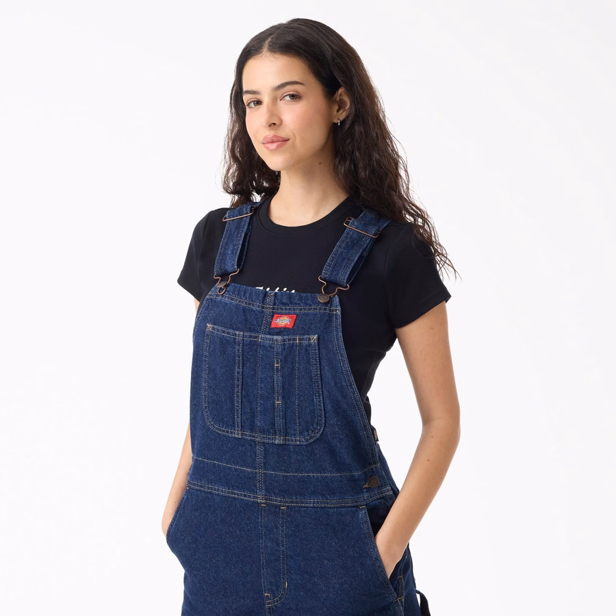 Bavetă din denim larg pentru femei