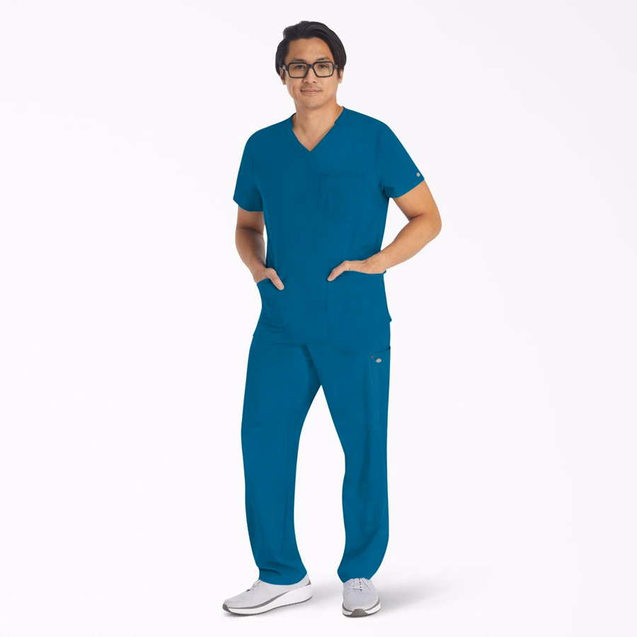 Bluză medicală EDS NXT cu decolteu în V pentru bărbați