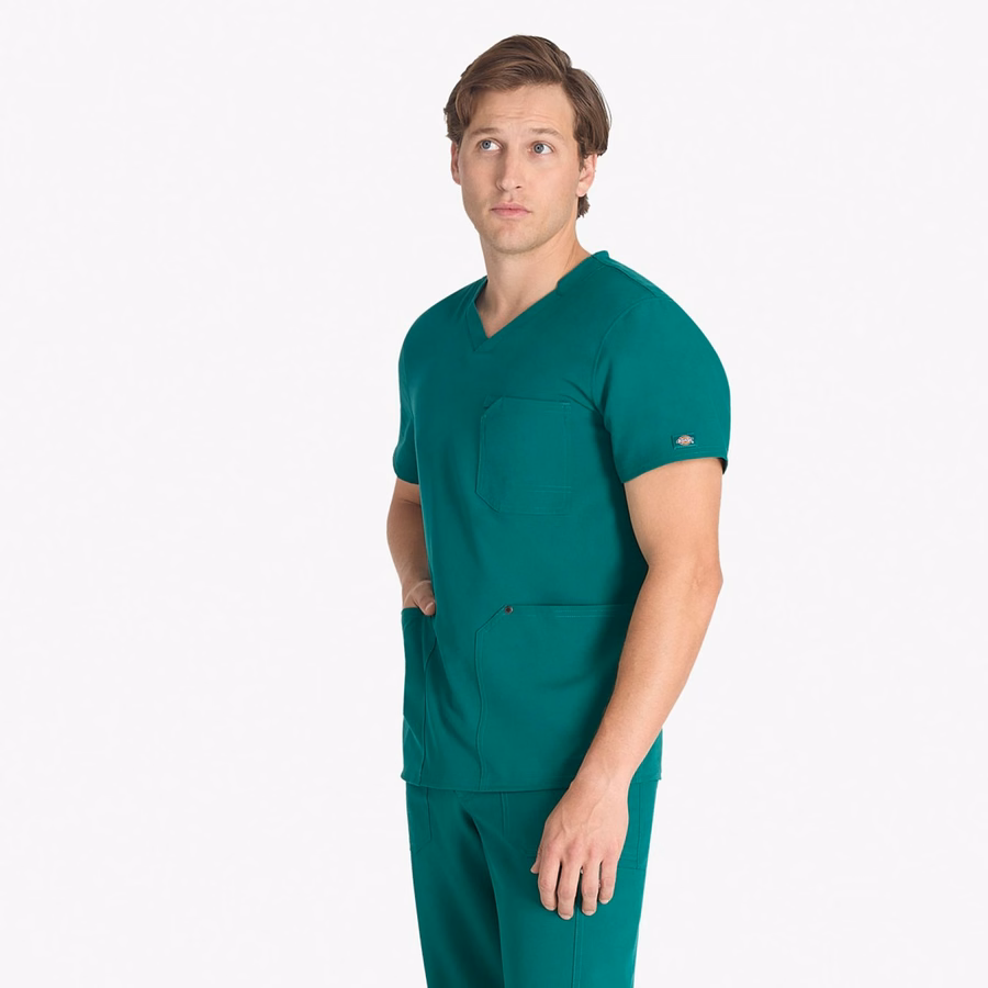 Bluză medicală EDS NXT cu decolteu în V pentru bărbați