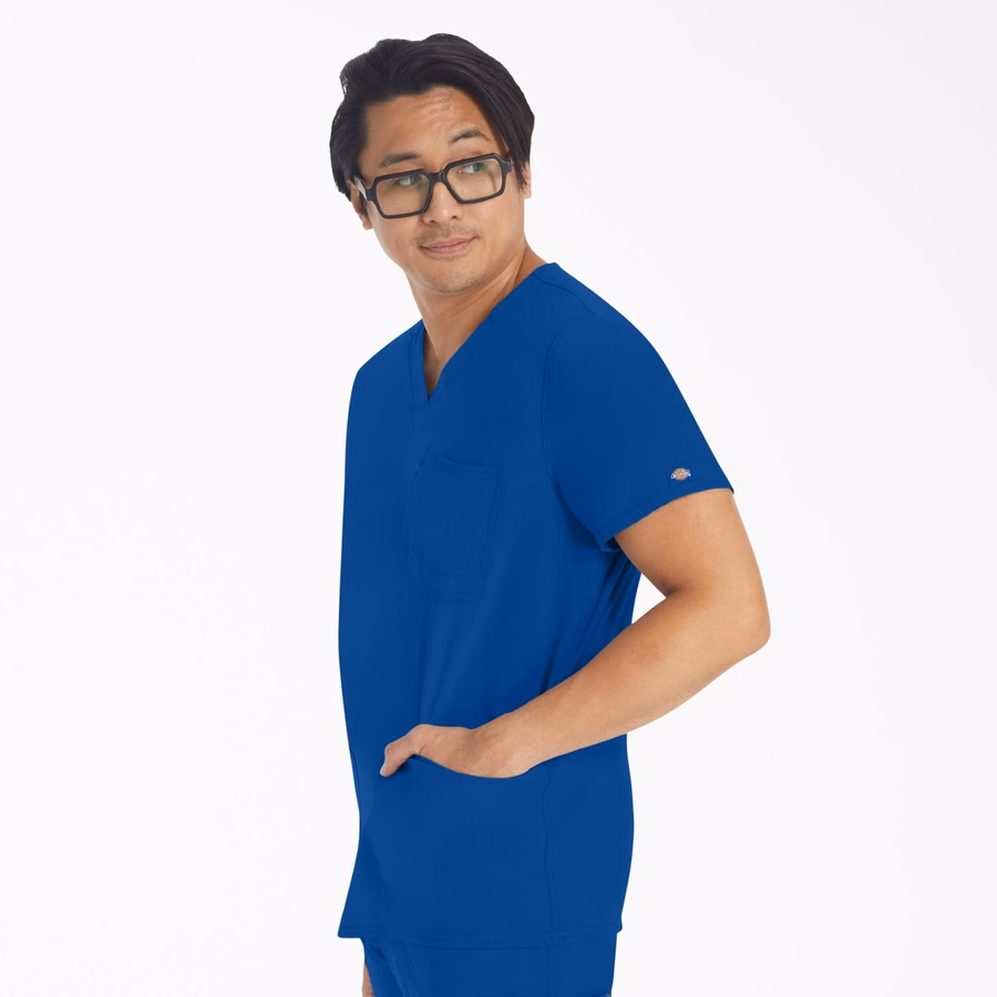 Bluză medicală EDS NXT cu decolteu în V pentru bărbați