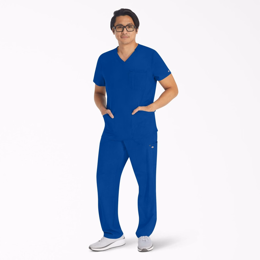 Bluză medicală EDS NXT cu decolteu în V pentru bărbați