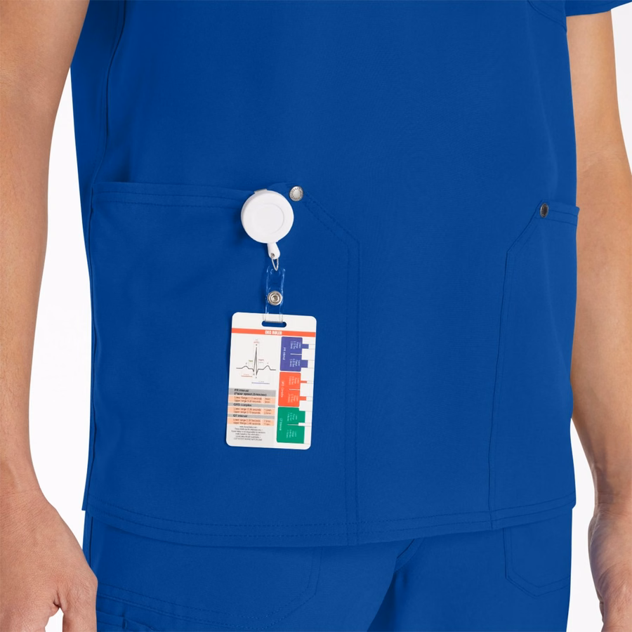 Bluză medicală EDS NXT cu decolteu în V pentru bărbați