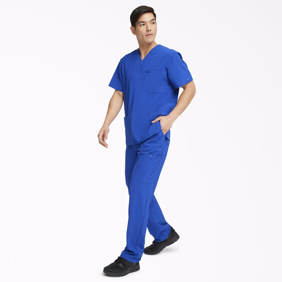 Bluză medicală EDS Essentials cu decolteu în V pentru bărbați