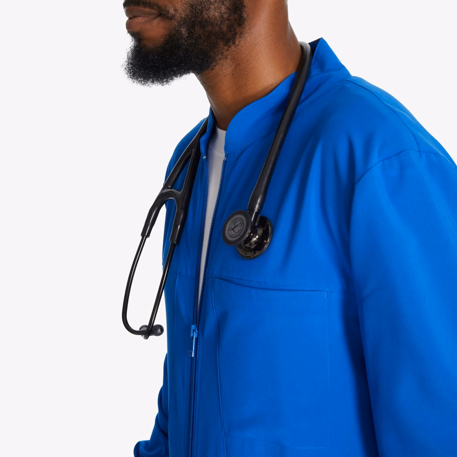 Jachetă medicală EDS Essentials cu fermoar frontal pentru bărbați