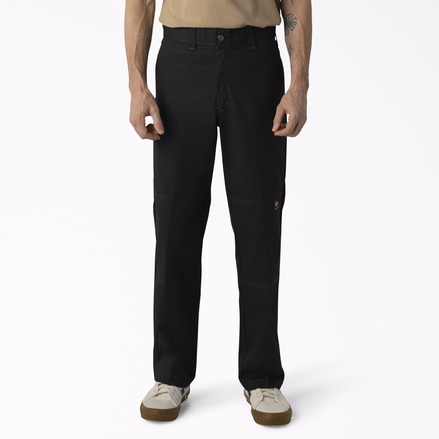 Pantaloni Dickies Skateboarding Regular Fit, cu croială dublă la genunchi