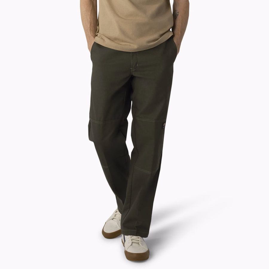 Pantaloni Dickies Skateboarding Regular Fit, cu croială dublă la genunchi