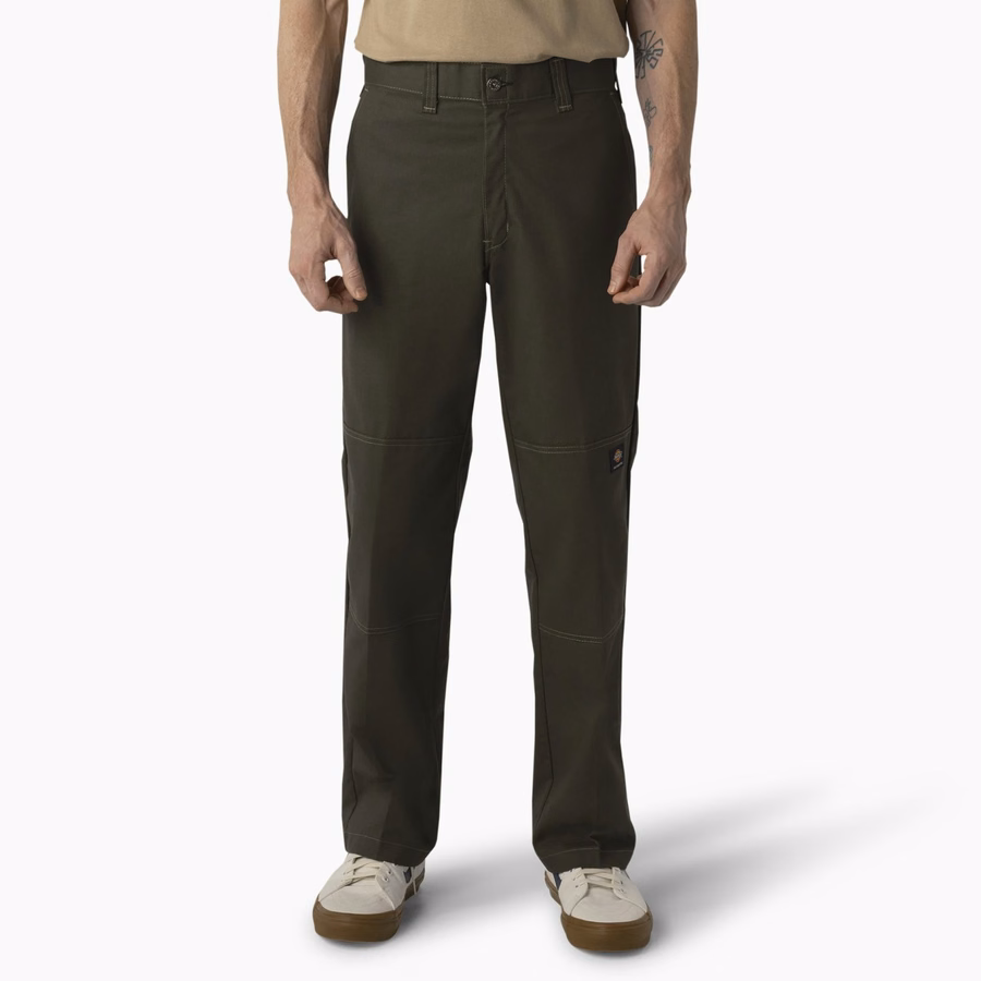 Pantaloni Dickies Skateboarding Regular Fit, cu croială dublă la genunchi