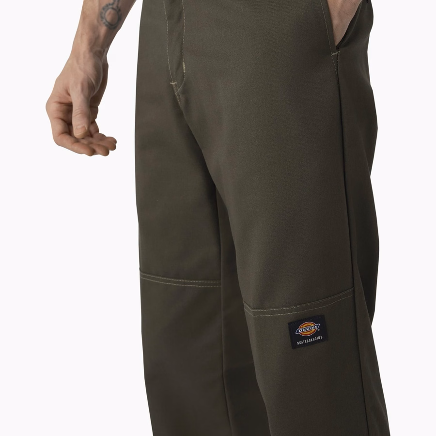 Pantaloni Dickies Skateboarding Regular Fit, cu croială dublă la genunchi