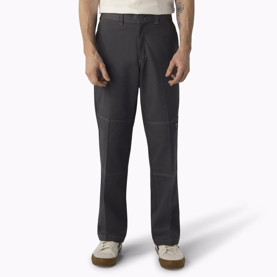 Pantaloni Dickies Skateboarding Regular Fit, cu croială dublă la genunchi