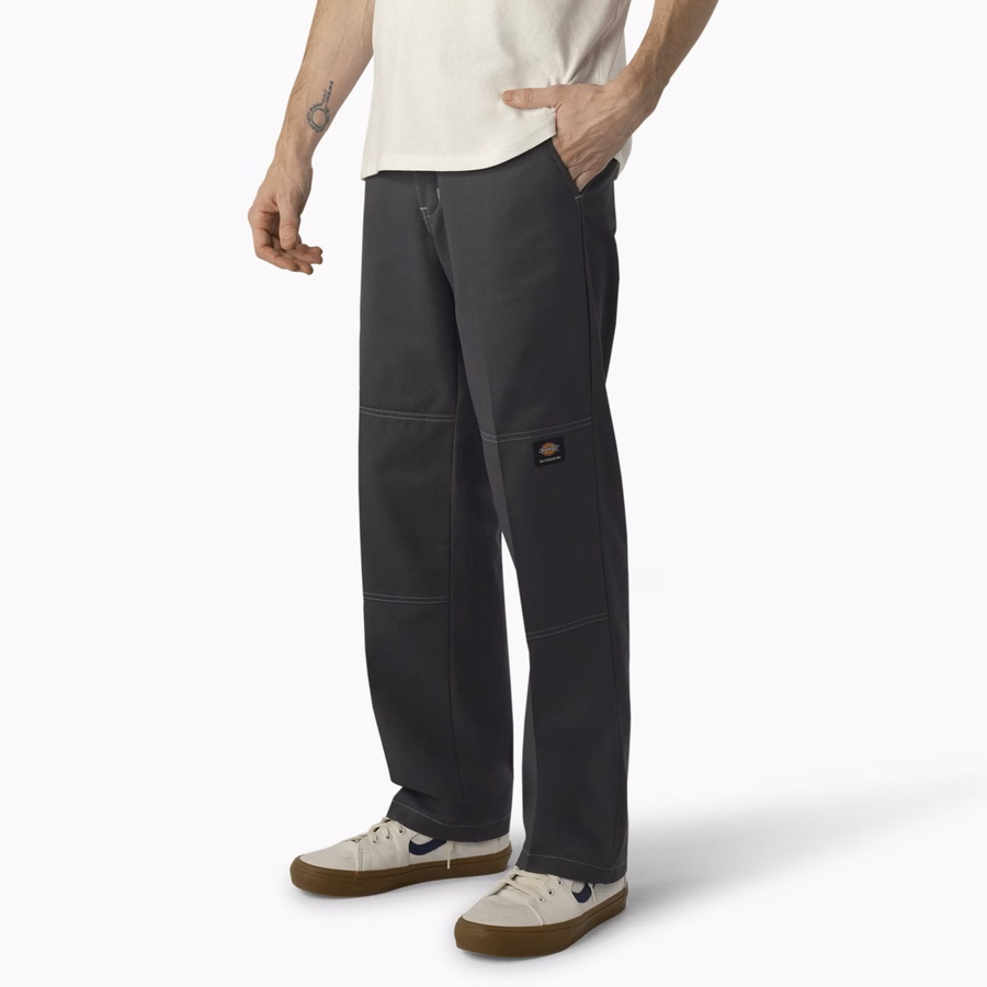 Pantaloni Dickies Skateboarding Regular Fit, cu croială dublă la genunchi