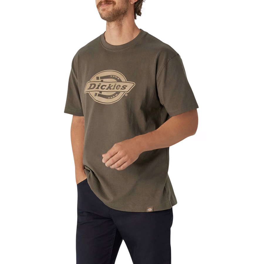 Tricou cu mânecă scurtă și logo Heavyweight