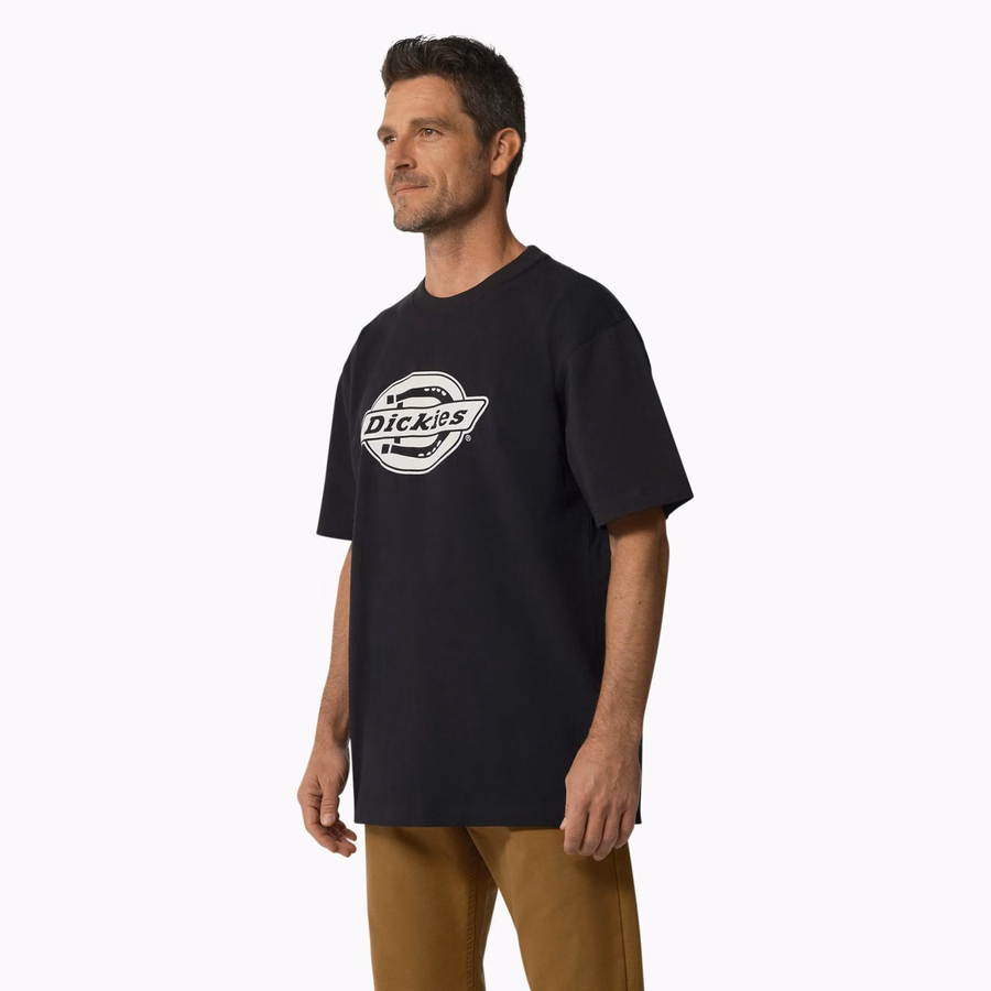 Tricou cu mânecă scurtă și logo Heavyweight