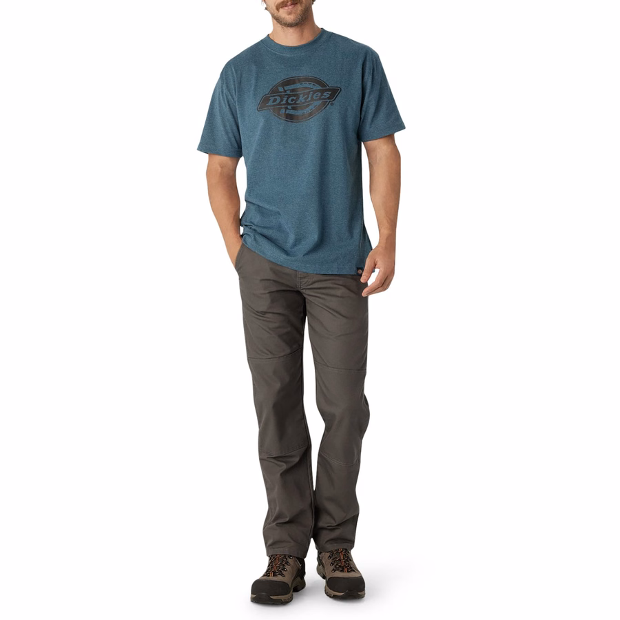 Tricou cu mânecă scurtă și logo Heavyweight