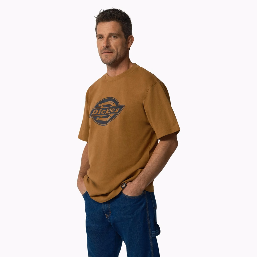 Tricou cu mânecă scurtă și logo Heavyweight