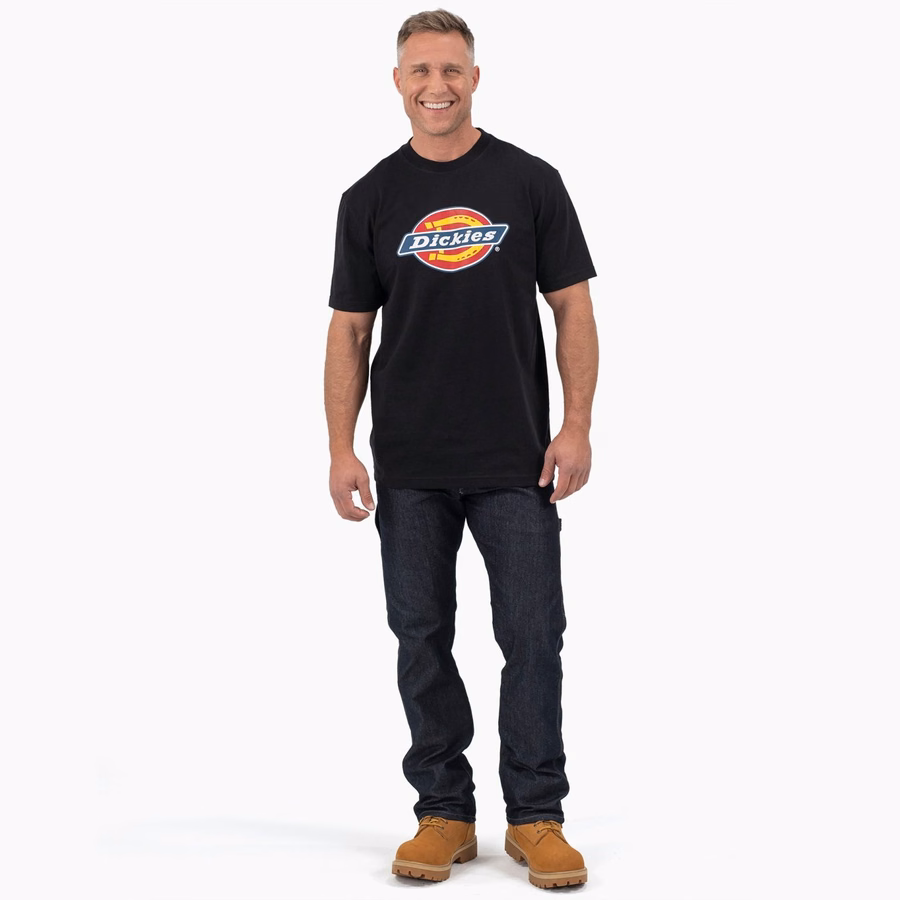 Tricou cu mânecă scurtă și logo grafic tricolor
