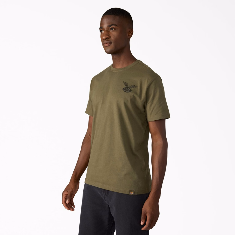 Tricou grafic cu logo-ul vulturului