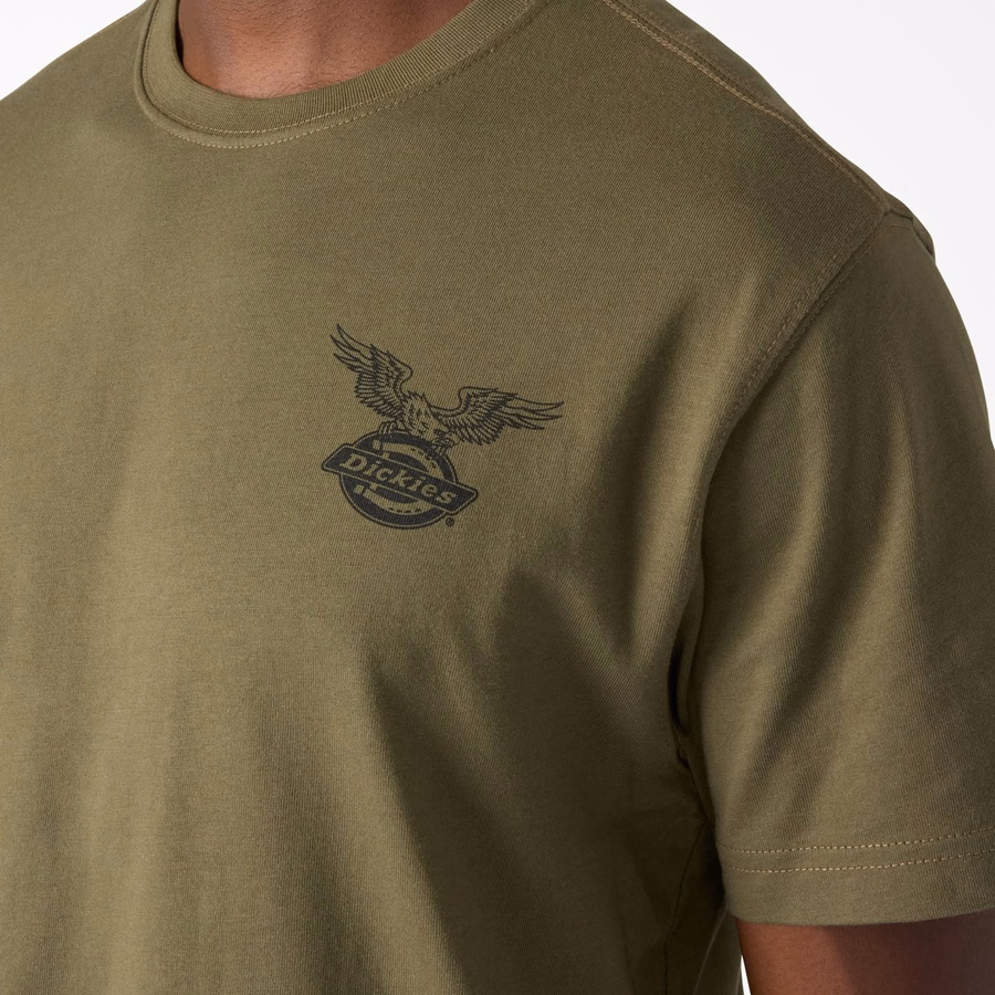 Tricou grafic cu logo-ul vulturului