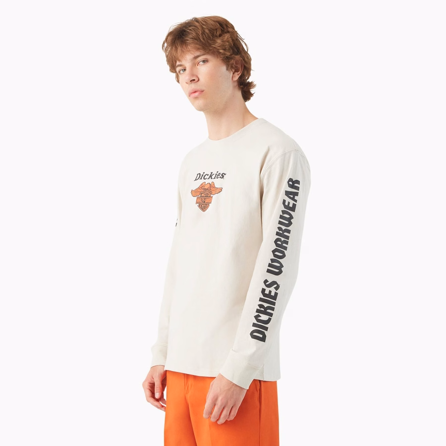 Tricou Dickies x Harley-Davidson Heavyweight cu mânecă lungă Eagle