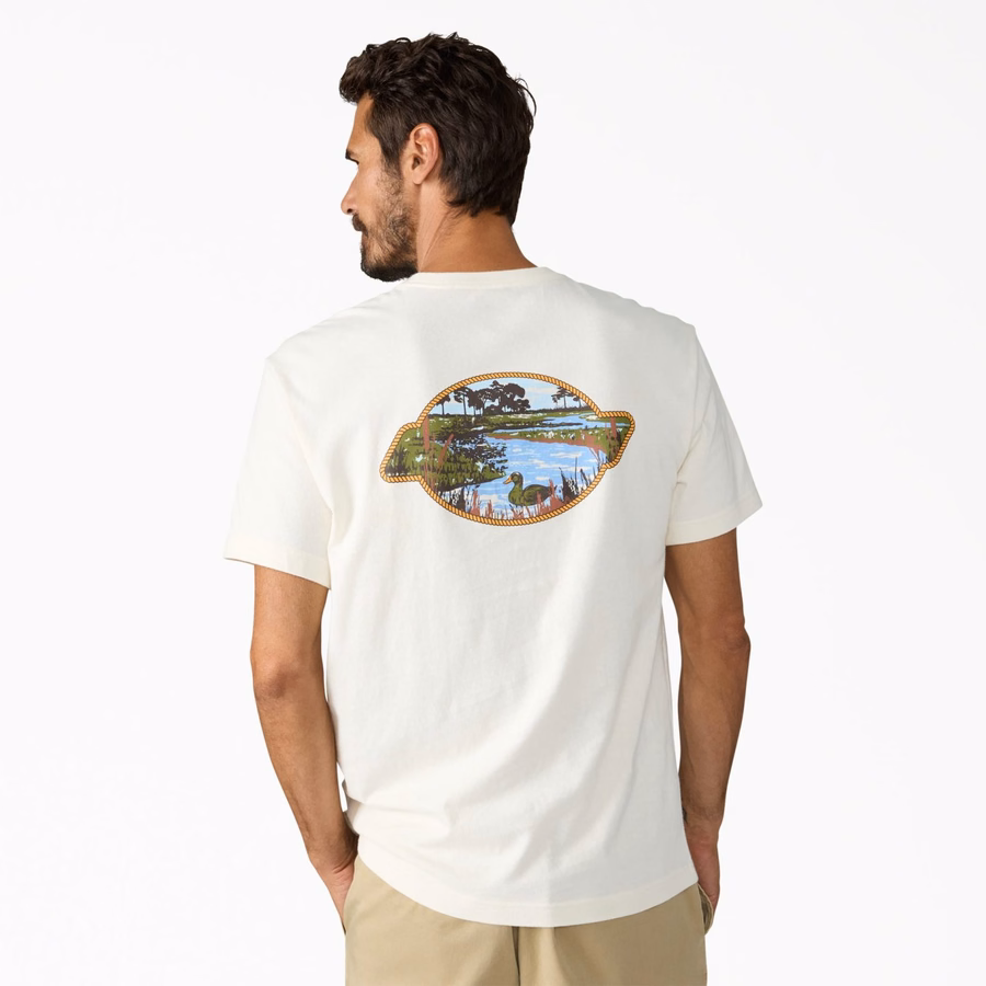 Tricou grafic cu mânecă scurtă Wetlands