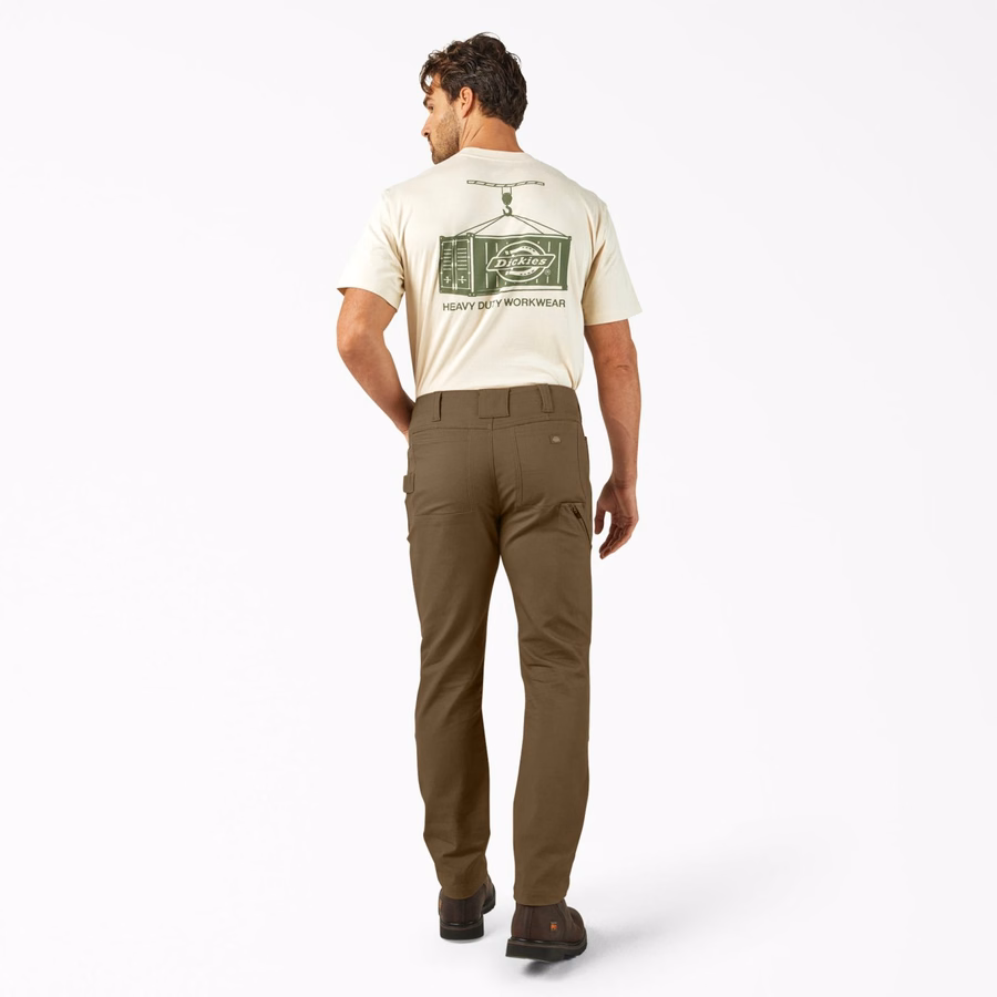 Pantaloni Tradebuilt Duck Canvas cu genunchi dublu
