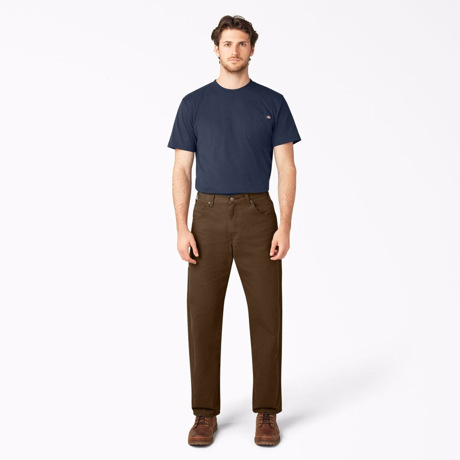 Pantaloni de tâmplărie groși, cu croială relaxată, stil Duck Carpenter