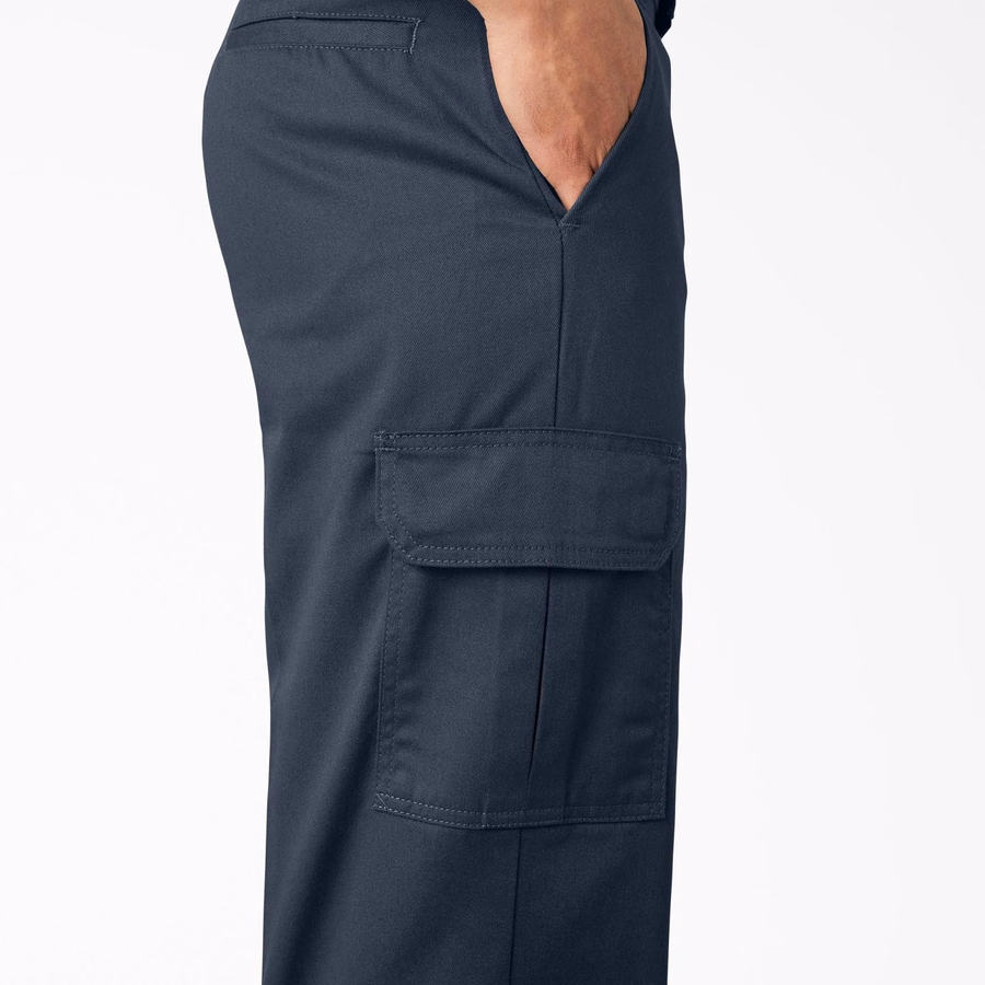 Pantaloni de lucru cargo cu croială relaxată