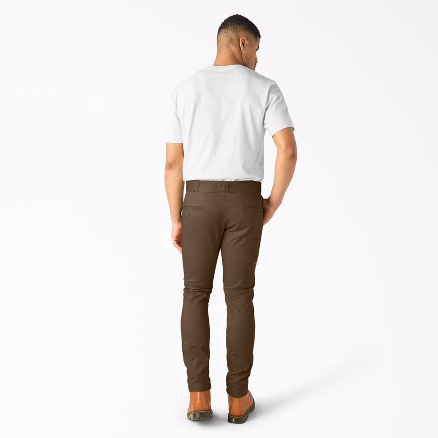 Pantaloni de lucru FLEX Skinny Fit până la genunchi dubli
