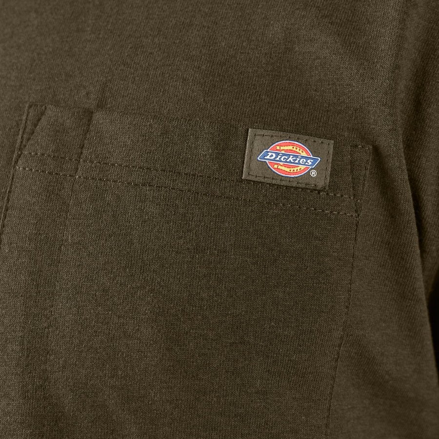 Tricou gros, cu mânecă scurtă și buzunar, stil knee