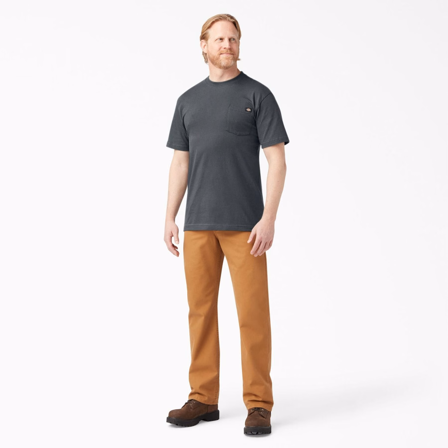 Tricou ușor cu mânecă scurtă și buzunar