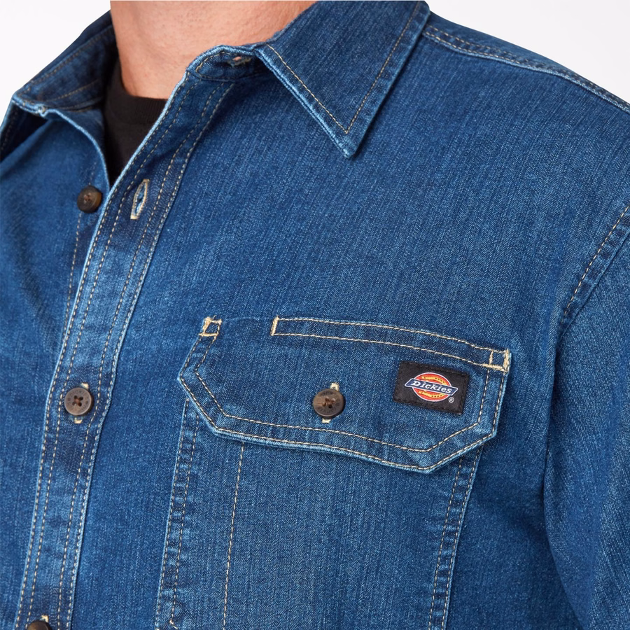 Cămașă cu mânecă lungă FLEX Denim