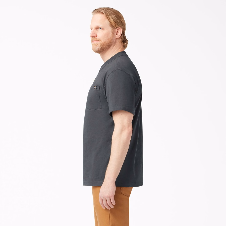 Tricou Henley cu mânecă scurtă, gros