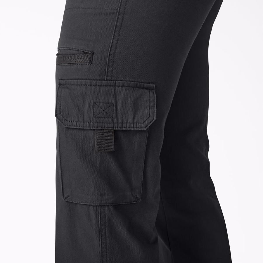 Pantaloni cargo cu croială lejeră pentru femei, cu croială dreaptă