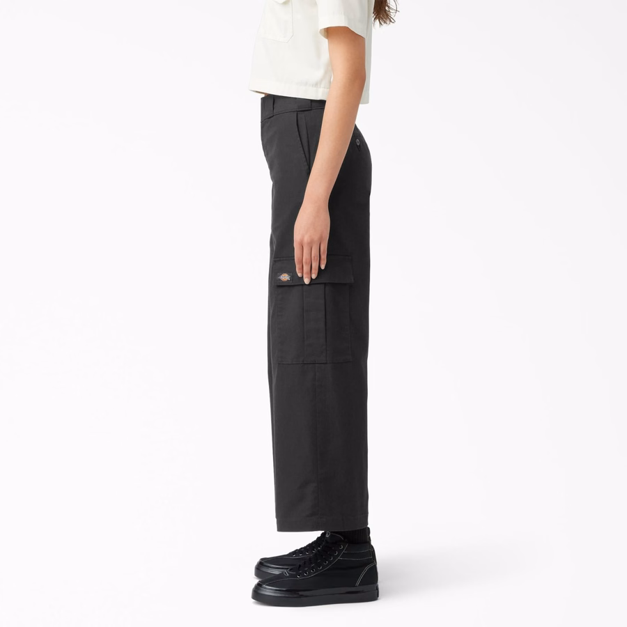 Pantaloni cargo cu croială regulată pentru femei