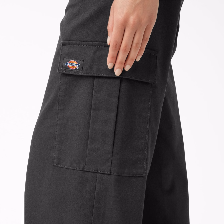Pantaloni cargo cu croială regulată pentru femei