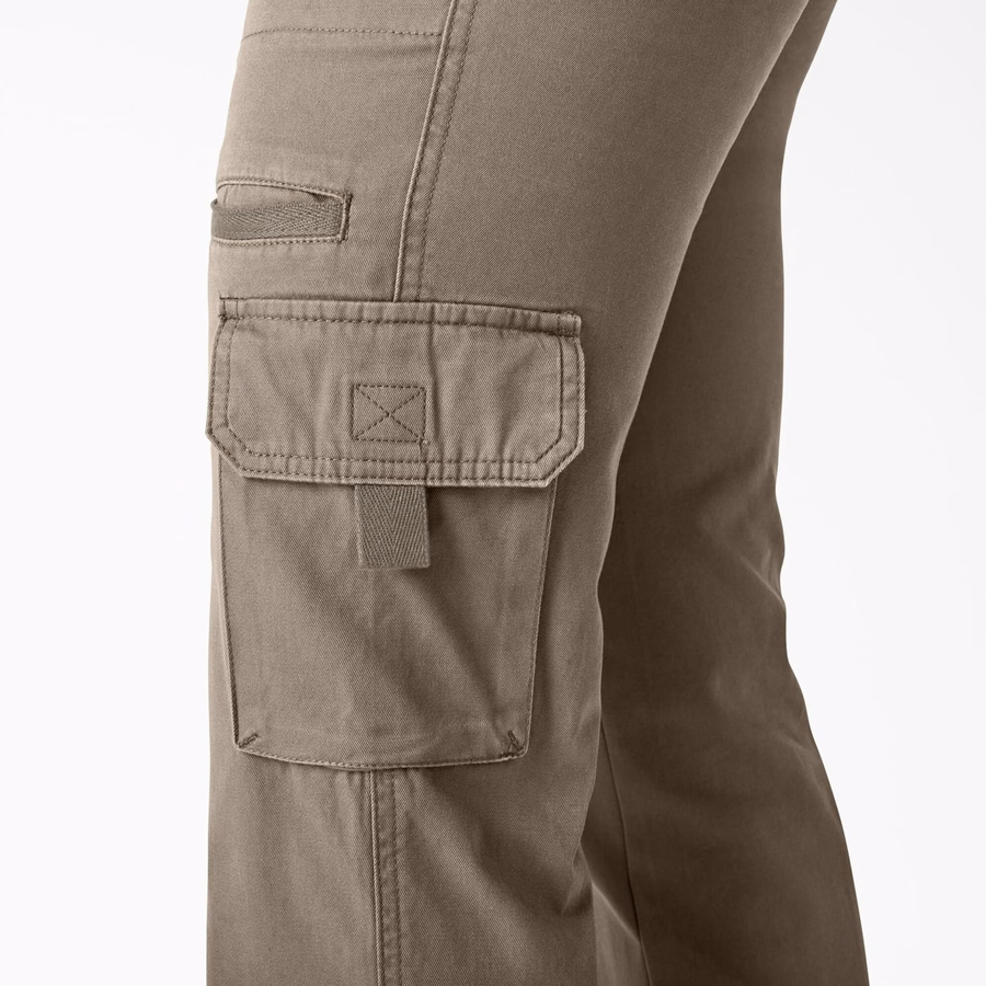 Pantaloni cargo cu croială lejeră pentru femei, cu croială dreaptă