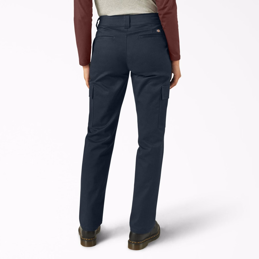 Pantaloni cargo cu croială dreaptă Super Flex pentru femei