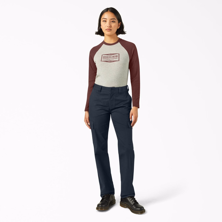 Pantaloni cargo cu croială dreaptă Super Flex pentru femei