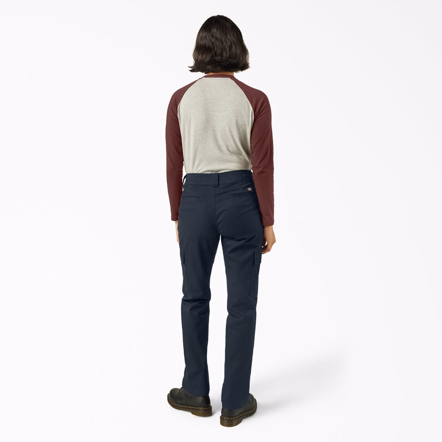 Pantaloni cargo cu croială dreaptă Super Flex pentru femei