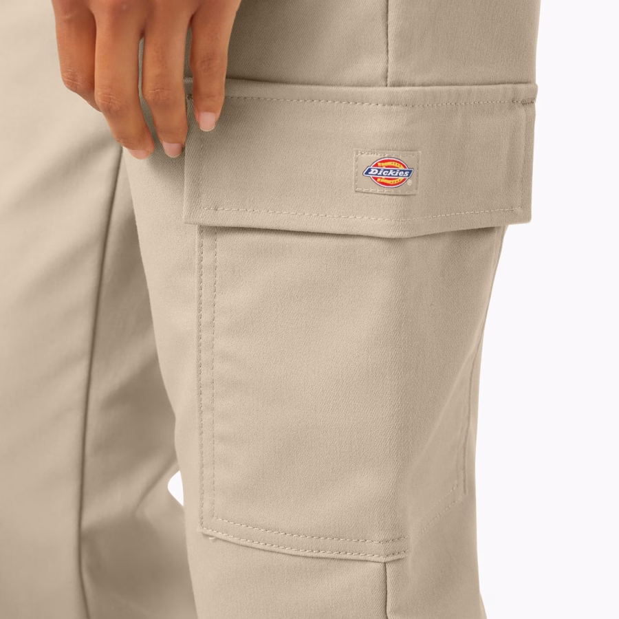 Pantaloni cargo cu croială dreaptă Super Flex pentru femei
