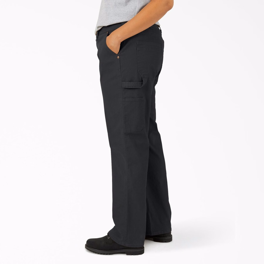 Pantaloni de tâmplărie Duck Carpenter cu croială dreaptă și stil FLEX pentru femei Plus