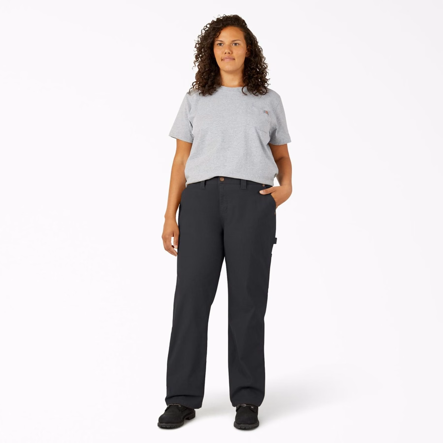 Pantaloni de tâmplărie Duck Carpenter cu croială dreaptă și stil FLEX pentru femei Plus