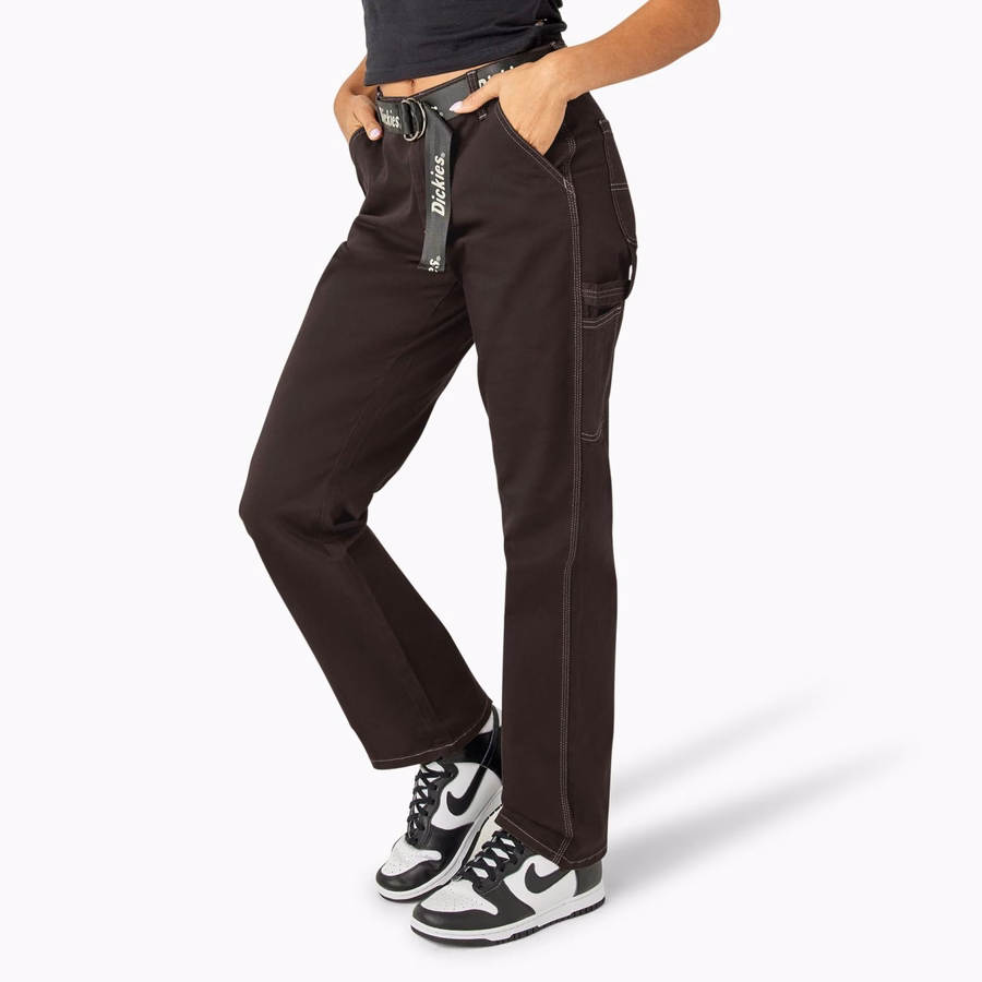 Pantaloni de tâmplărie relaxați pentru femei